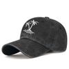 Gorra de Béisbol de Coco Lavado Transfronterizo, Estilo Vintage Europeo y Americano, Sombrero Versátil Simple Retro para Mujer para Pesca y Viajes