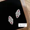 Lz Joyería de Arte para Uñas Rombo Super Brillante de Circonita de Gama Alta Lujo Accesible Cobre con Incrustaciones de Circonita Diamante Completo Accesorios para Uñas Portátiles Fabricante