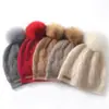 Chapéu Macio e Aconchegante de Caxemira 2026 Outono e Inverno Novo Estilo Moda Feminina Casual Chapéu Slouchy com Proteção para Orelhas Chapéu de Tricô Espessado