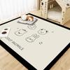 Alfombrilla de Piso Impermeable y Antideslizante de Dibujos Animados Lindos para Comer, Limpiar, Resistente a Manchas y Fácil de Cuidar para Mascotas