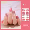 Zhengxiang calcomanías de uñas personalizadas japonesas y coreanas flor de tulipán lindas polvo de cebolla esmalte de uñas película calcomanías de uñas venta al por mayor transfronteriza