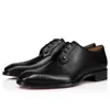 Mocasines de Cuero Genuino ACL para Hombre Suela Roja Estilo Británico Formal de Negocios Charol Brillante Slip-on Zapatos Perezosos Casuales