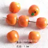 Colgantes Pequeños de Frutas 3D de Resina Lindos Simulados en Varios Diseños (Manzanas, Fresas, Mangos) para Pulseras y Accesorios para Llaveros de Bricolaje