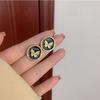 Pendientes de mariposa retro franceses con diseño de nicho, pendientes colgantes de aceite de alta calidad, ligeros, lujosos, elegantes y combinables para otoño e invierno para mujer.