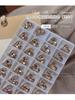 Acessórios de Nail Art Premium Cor de Seda com Fundo Pontiagudo de Strass 2026 Tendência Champagne Quadrado Formato de Doce Coração Irregular Decorações de Unha