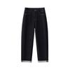 Jeans Azul Oscuro para Mujer, Nuevo Estilo Otoño, Pantalones Harem de Mezclilla Sueltos de Cintura Alta, Pantalones Casuales Versátiles de Corte Ajustado para Figuras Pequeñas