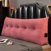 Cojín Almohada Cabecero Estilo Europeo, Respaldo Triangular Grande Estilo Ins para Dormitorio, Tatami Acolchado Suave, Extraíble y Lavable