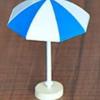 Adornos de Micro-Paisaje de Musgo, Adornos de Suculentas, Accesorios, Barcos de Pulpa, Vista, Sombrilla de Playa, Silla de Playa de Arena Azul