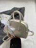 Bolsa de Bolos Portátil Estilo Coreano para Mujer, Nueva Moda Tendencia 2026 Bolsa Almohada, Bolso Cruzado Versátil, Bolso Cuadrado Pequeño