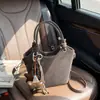 Bolso de Mano Pequeño de Alta Gama Transfronterizo 2026, Bolso Tote, Bolso de Mano Estilo Cesta, Bolso Cruzado de Hombro Vintage