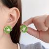 Pendientes Franceses de Super Hada Pétalo Dulce con Borla de Letra Verano Tendencia Caliente Pendientes de Borla con Letra de Diamante Venta al por Mayor