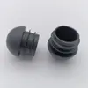 28*2mmPE preto plug de ponta de tubo redondo esférico ponta de guerra plug hemisférico tampão entupido saída de fábrica