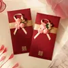 Sobres Rojos de Lujo para Recién Casados, Bolsas para Bodas, Regalos para Mejores Amigos, Recuerdos, Sobres Rojos Exquisitos y Creativos de Mil Yuanes