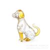 Adornos de cristal de escritorio para sala de estar, de lujo, con un suave vestido dorado, dibujo de alambre, dragón, tigre, mono saltando, pollo, perro y conejo, del zodiaco chino.