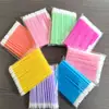 Pincel para Labios Hueco de Mango Largo, Pincel para Labial de Terciopelo, Set de 50 Piezas de Pinceles, Pincel para Sombras de Ojos y Brillo de Labios, Herramientas de Belleza, Pinceles de Maquillaje