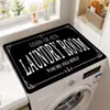 Sinal diatomácea lama tambor máquina de lavar roupa proteção solar cobrir moderno absorvente simples secagem rápida almofada de poeira geladeira tampa de poeira pano