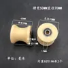Roda de Polia com Rolamento de Nylon em U Roda de Trilho Guia de Cabo de Aço Roda de Polia de Nylon Rolo Ranhurado Roda de Plástico Roda Guia