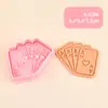 Moldes 3D para Galletas Temáticos de Videojuegos, Moldes Realistas para Estampar y Cortar Galletas DIY con Diseño de Prensa Tridimensional