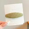 Pinza para el pelo de niña otoño invierno 2026 estilo nuevo pinza para flequillo pinza de pico de pato osito pinza recta retro pinza de fieltro de lana para el pelo tocado