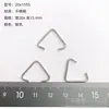 Apertura y Cierre de Hebilla Triangular Gancho de Hierro Acero Inoxidable Llavero Joyería Muñeca Hebilla Colgante para Muñeca Accesorios de Joyería DIY