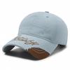Gorra para Primavera y Otoño, Unisex, Retro Trendy Casual Simple de Ala Ancha, Circunferencia de Cabeza Grande, Gorra de Béisbol Adelgazante