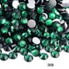 1440 Peças de Strass de Vidro com Fundo Plano, Strass Grande em Formato de Leque, Strass Galvanizado para Nail Art, Acessórios DIY para Capa de Celular Atacado