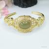 Pulsera de Jade Hetian Natural Guan Yu Huevo de Paloma Jade Hueco Estilo Chino Venta al por Mayor de Fábrica S3102204