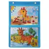 Bolsa para Exhibir Trabajos de Jardín de Infancia A4 Transparente Bolsa para Colgar en la Pared Certificado Pintura Artística Libro Bolsa de Almacenamiento para Aula Infantil