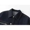 Nueva Chaqueta de Mezclilla para Hombre 2026 Primavera/Otoño, Diseño Holgado con Sentido, Adelgazante para Otoño