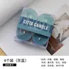 Velas de Té de Colores Redondas Personalizadas con Aroma y Diseño de Sello de Cera, Velas Aromáticas Personalizadas para un Ambiente Romántico, Velas para Propuestas