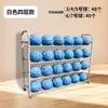 Estante de Acero Inoxidable para Guardar Balones de Baloncesto de Jardín de Infancia, Carrito Móvil para Balones de Fútbol, Estante para Exhibir Balones, Cesta para Guardar Balones de Voleibol