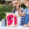 Suministro Manualidades DIY Adorno de Madera Juguetes para Niños Casa de Pájaros de Madera