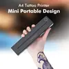 Mini Impresora Térmica Imprime Tatuajes, Inalámbrica y Se Puede Conectar al Teléfono Móvil Impresora A4, Equipo de Tatuaje Transfronterizo Personalizado