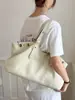 Bolso de Mano Tipo Tote Nicho Retro Gran Capacidad Casual para el Viaje Diario para Mujeres Nuevo Elegante Versátil Bolso de Hombro