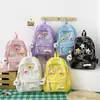 Mochila de alta apariencia para estudiantes de secundaria femeninas, mochila de gran capacidad estilo coreano con temática de bosque, mochila moderna y ligera para estudiantes de secundaria y primaria
