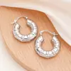 Pendientes de Diseño Creativo en Forma de U de Bambú Cao Shi para Mujer, Pendientes de Moda Estilo Francés, Estilo Popular Meteoro, Venta Caliente Shein
