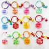 Llavero de Color Caramelo Lindo Campana de Ráfaga de Suerte Color Amor Accesorios DIY Colgante de Bolsa Fiesta Estudiantil