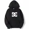 Sudadera de Manga Larga con Letra DC para Hombre y Mujer, Sudadera de Moda y Sencilla Estilo Callejero, Estilo Gimnasio Otoño e Invierno