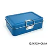 Caja de Almacenamiento Pequeña con Hebilla Unilateral para Tarjetas Ins Organizador de Fotos Polaroid Lata de Escritorio para Clips de Papel