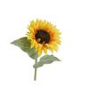 Girasol hidratante de tacto suave, flor única, decoración del hogar, arreglos florales, adornos, accesorios de fotografía, celebración de bodas, arte floral