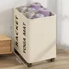 Cesta de Almacenamiento para Esterillas de Yoga, Organizador de Almacenamiento de Equipamiento Deportivo y Pelotas de Gran Capacidad para el Hogar, Estante de Almacenamiento para Equipamiento de Fitness