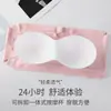 Ropa interior strapless de seda de hielo para mujer, cierre trasero, push-up para busto pequeño, anti-deslizamiento, sujetador ligero tipo wrap-up sin aros de acero y sin marcas