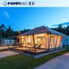Casa de Campaña Grande para Exterior Estilo Camping con Baño Tienda Familiar de Lona Habitación y Sala de Estar Tienda de Alojamiento Cálido