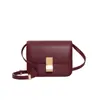 Bolso Cuadrado Pequeño Nuevo de Nicho Versátil de Gama Alta Bolso Caja de Cuero Retro de Gran Capacidad para Hombro Cruzado para Mujer