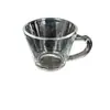 Venta al por mayor de fábrica Caja completa de 80 ml Vasos de té Kung Fu Chinos Resistentes al Calor con Asas, Vasos de Té de Vidrio Transparente, Juegos de Té de Alta Gama