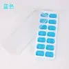 Molde para Cubitos de Hielo de 14 Compartimentos con Tapa, Charola de Hielo de Silicona con Fondo Suave, Fácil de Desmoldar, Caja para Cubitos de Hielo Caseros
