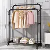Fábrica de tendedero de piso para interiores para el hogar perchero de interior para ropa perchero de dormitorio simple estante de almacenamiento para balcón para secar ropa