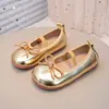 Zapatos de Princesa con Lazo para Niñas 2026 Nuevos Zapatos Mary Jane de Cuero para Niños Primavera y Otoño con Suelas Suaves, Cómodos y Versátiles para Bailar