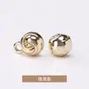 Botones Metálicos Redondos Cosidos a Mano con Perlas, Botones Estilo Chino, Traje Tang, Hanfu, Cheongsam Estilo Antiguo, Botones Cosidos a Mano, Jinda