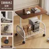 Prateleira de armazenamento de mochila carrinho pequeno móvel estante lateral de mesa para casa com rodas estante de armazenamento de livros sob a mesa do estudante